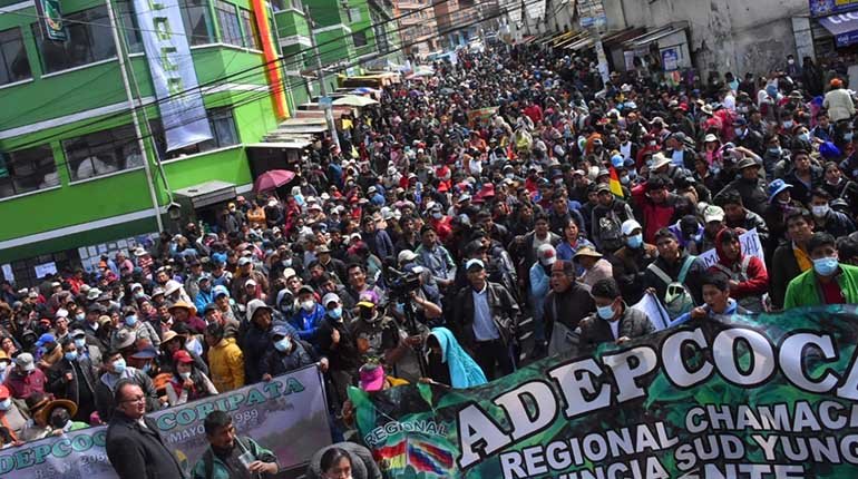 Adepcoca marcha por la unidad