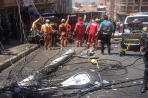 Accidente múltiple en La Paz