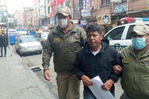 Freddy Machicado aprehendido por efectivos de la Felcc