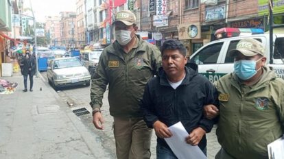 Freddy Machicado aprehendido por efectivos de la Felcc