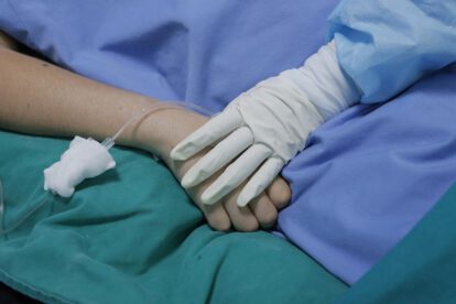 Imagen referencial de un paciente con viruela símica