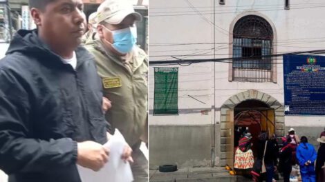 Detención preventiva de Machicado