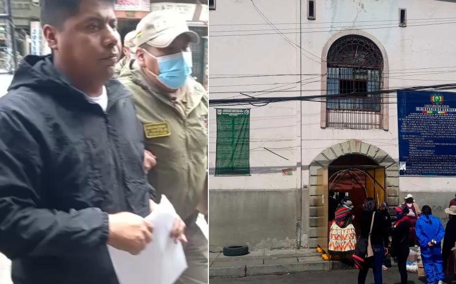 Detención preventiva de Machicado