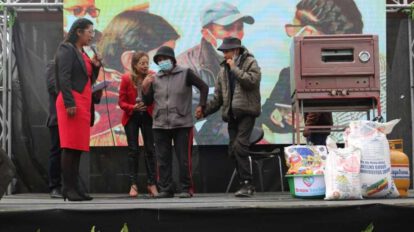 Programa de ayuda social inaugurado por la alcaldesa de El Alto