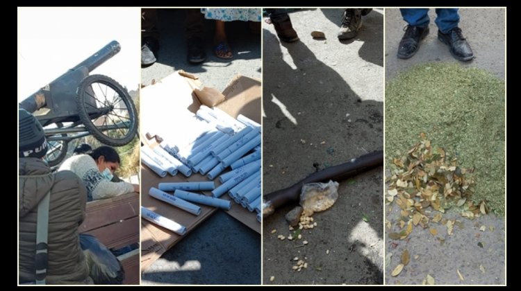 Investigación de armas en Villa El Carmen