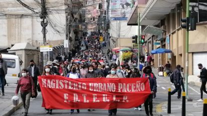 Maestros en emergencia ante la detención de dirigentes