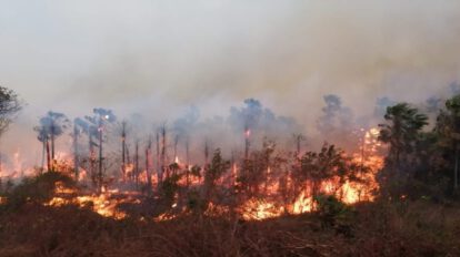 Focos de calor activos en Bolivia