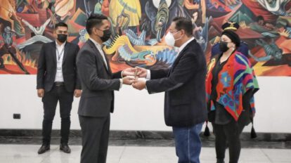 Andrónico Rodríguez presidente en ejercicio durante la ausencia de Luis Arce