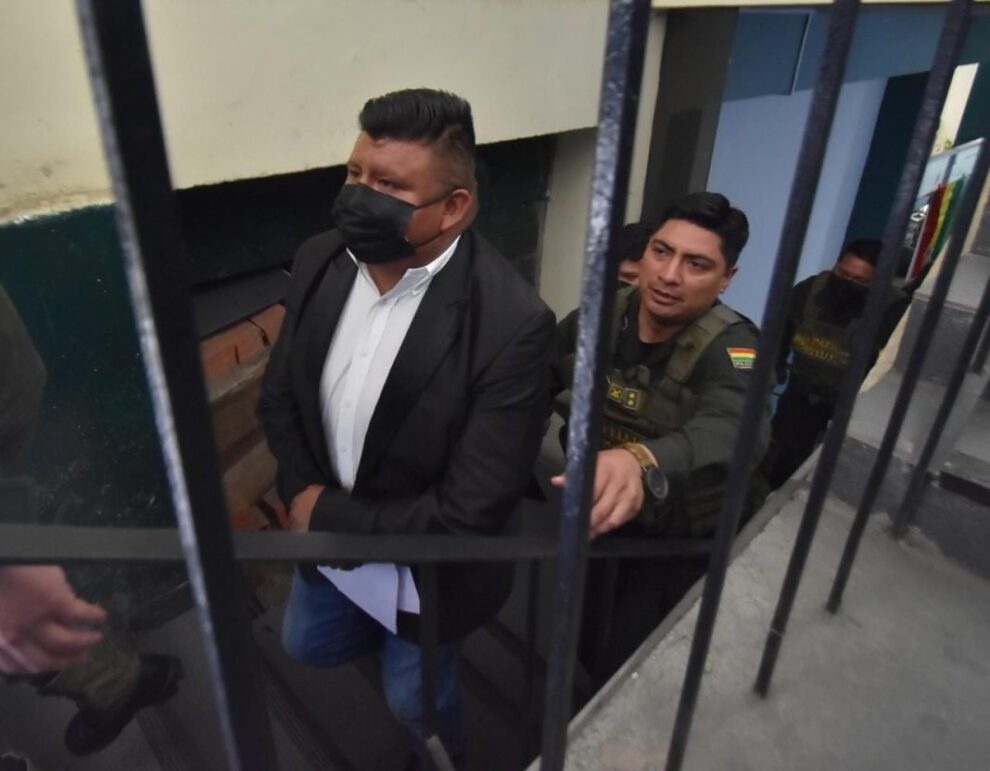 Aprehensión de Álvaro Quelali tras declarar ante la Fiscalía