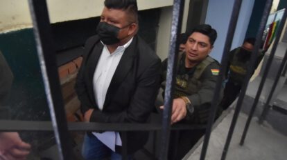 Aprehensión de Álvaro Quelali tras declarar ante la Fiscalía