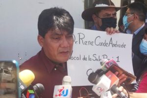 Héctor Arce critica al vocal en Sucre