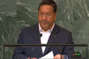 Nuevo orden mundial en discurso de Luis Arce ante la ONU