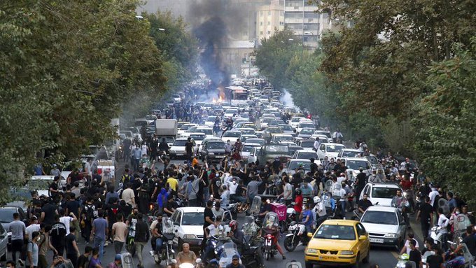 Protestas en Irán por la muerte de Mahsa Amini