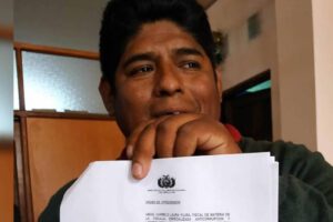 César Apaza denuncia abusos durante su aprehensión