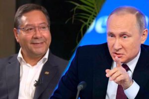 Putin invita a Luis Arce a Rusia para concretar acuerdos de cooperación