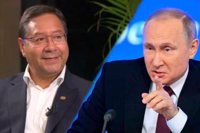 Putin invita a Luis Arce a Rusia para concretar acuerdos de cooperación