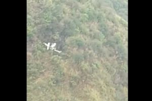 Aeronave se estrella en Santa Cruz
