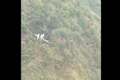 Aeronave se estrella en Santa Cruz