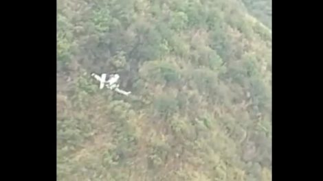 Aeronave se estrella en Santa Cruz