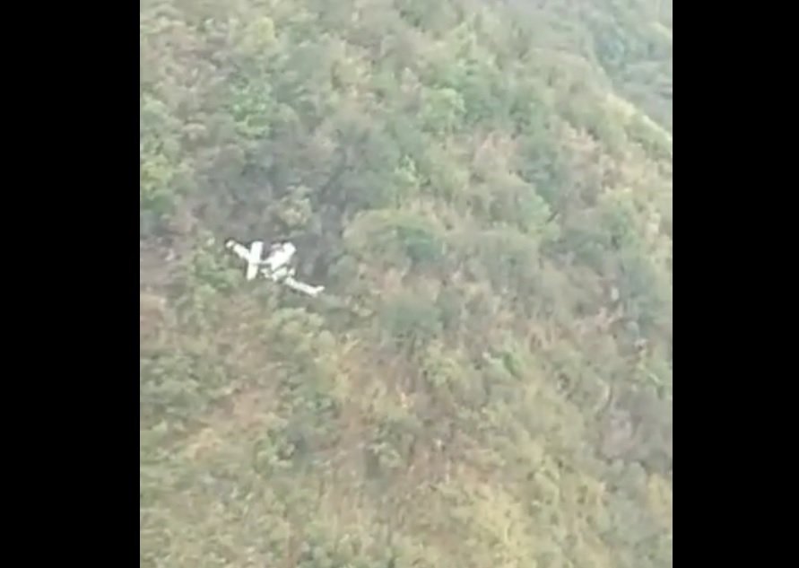 Aeronave se estrella en Santa Cruz