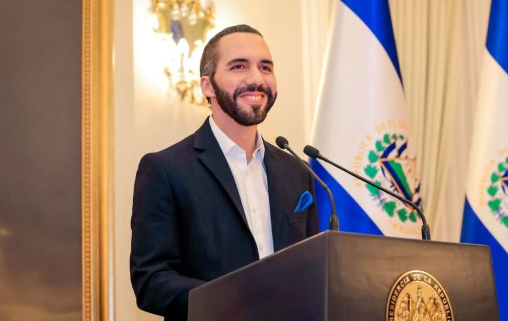 Reelección de Bukele en discurso