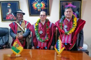 Justicia indígena originaria en la visita del fiscal colombiano Francisco Barbosa
