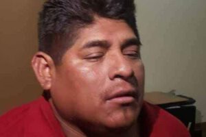 César Apaza, presidente del Comité de Autodefensa de Adepcoca