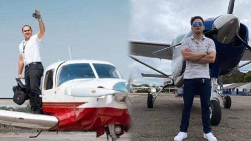 Aeronave estrellada en Santa Cruz
