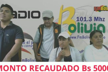 Cocaleros hacen una colecta solidaria para César Apaza