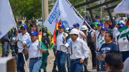 Cabildo del pueblo en Santa Cruz con Édgar Montaño
