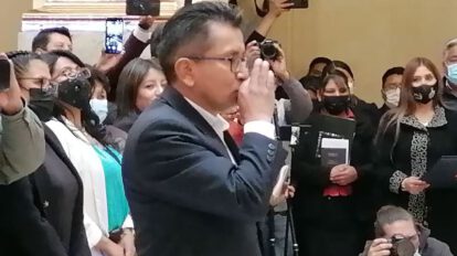 Pedro Callisaya Aro como nuevo Defensor del Pueblo
