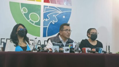 Conferencia de prensa de Pedro Callisaya sobre Derechos Humanos