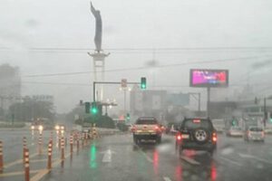 Lluvias y tormentas eléctricas en Santa Cruz