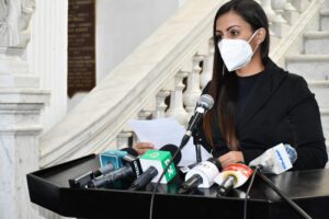 La diputada de Creemos, María René Álvarez, habla sobre el caso Las Londras
