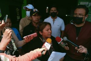 Dirigentes cocaleros Rosalba Vargas y Carlos Choque
