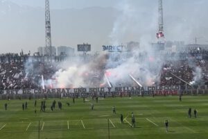 Colapsa techo Estadio Monumental con la presencia de centenares de fanáticos