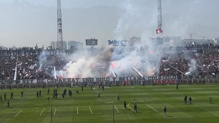Colapsa techo Estadio Monumental con la presencia de centenares de fanáticos