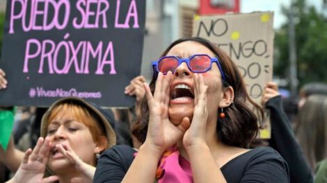 Protestas contra femicidios en Ecuador