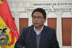 El ministro de Justicia, Iván Lima, habla sobre el reclamo a la CIDH