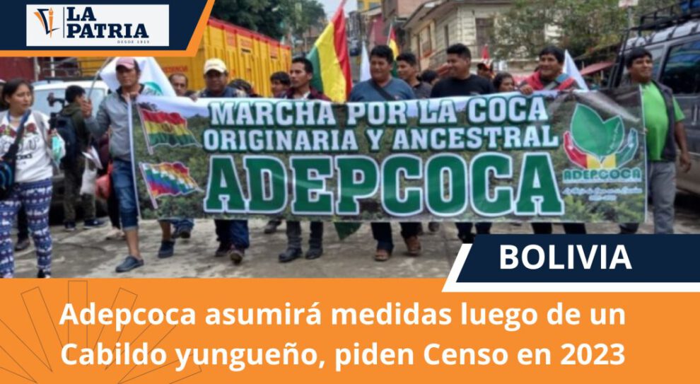 Integrantes de Adepcoca durante manifestaciones sobre el Censo de Población y Vivienda