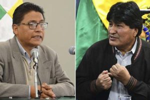 Iván Lima y Evo Morales discuten sobre credibilidad en la investigación
