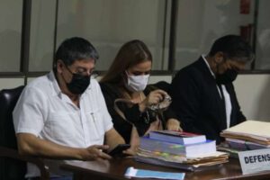 Angélica Sosa en su audiencia por el caso ítems fantasma