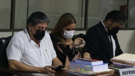 Angélica Sosa en su audiencia por el caso ítems fantasma
