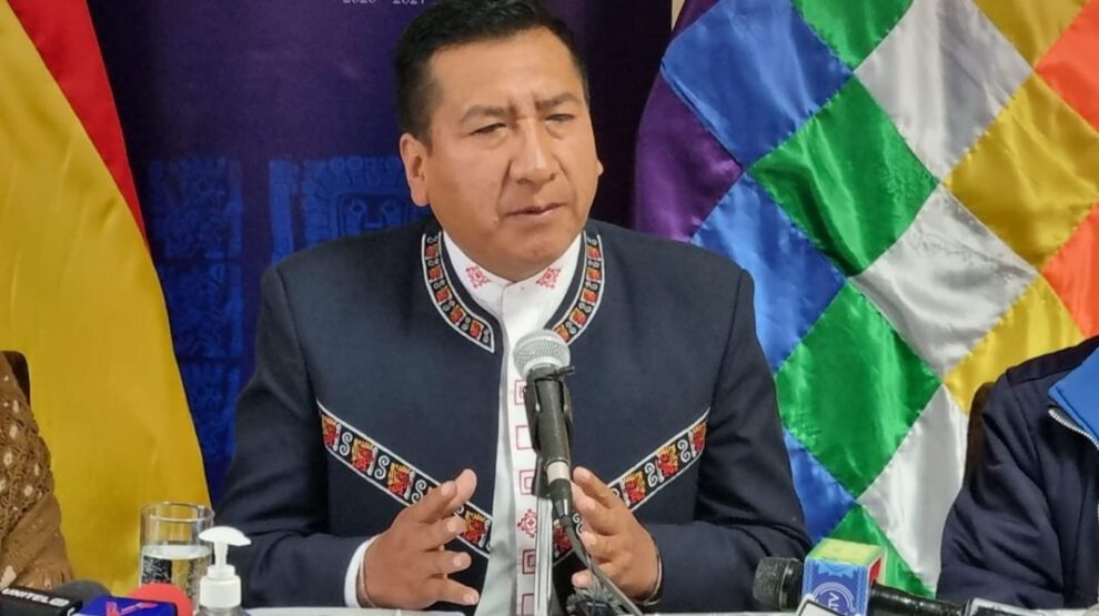 El presidente de la Cámara de Diputados, Freddy Mamani, habla sobre el Censo 2023