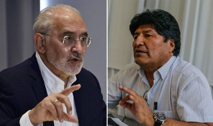 Carlos Mesa y Evo Morales se acusan mutuamente sobre cobardía en las elecciones de 2019