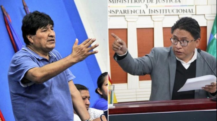 Ministro Lima se enfrenta a Evo Morales llamándolo mentiroso y discriminador