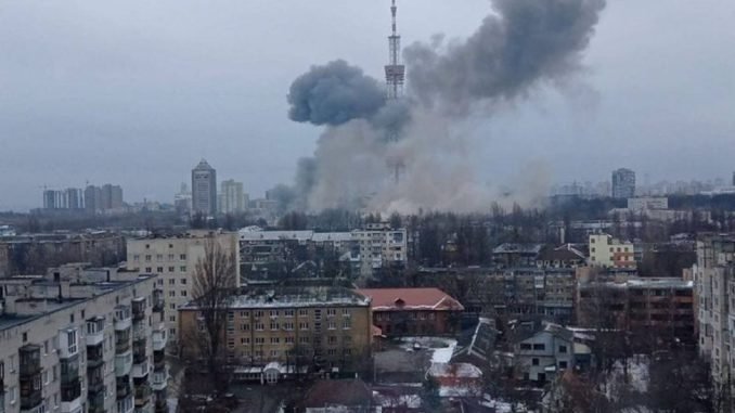 Bombardeos masivos a Ucrania