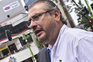 Rómulo Calvo en una jornada pasada