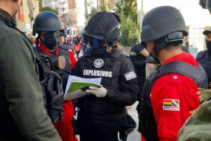 Informe sobre objeto explosivo inactivo frente al FNDR