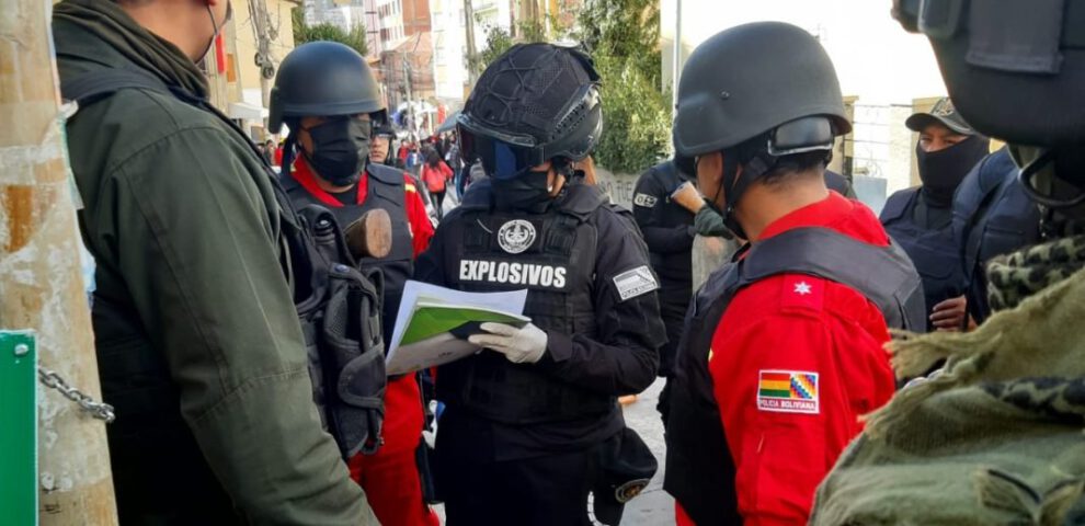 Informe sobre objeto explosivo inactivo frente al FNDR